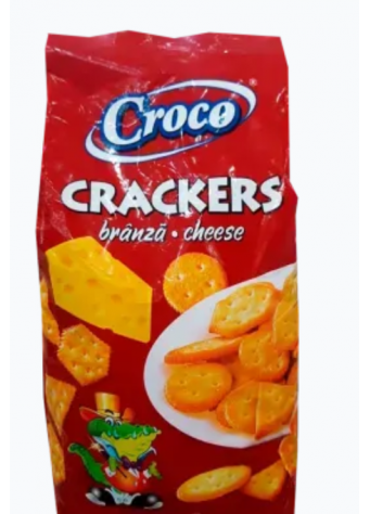 CROCO sūrio skonio krekeriai 100 g
