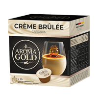 Kavos kapsulės AROMA GOLD Crème Brûlée 256g