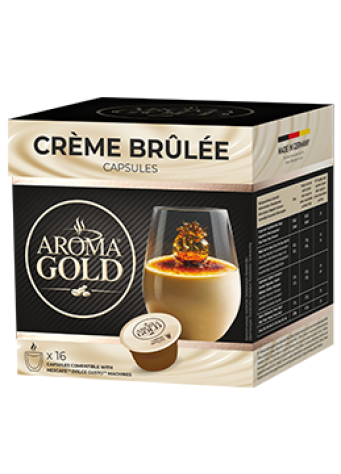 Kavos kapsulės AROMA GOLD Crème Brûlée 256g