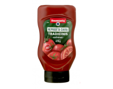 Kečupas DAUMANTŲ TRADICINIS NEPRIDĖTA CUKRŲ, 470 g