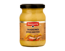 Tradicinės aštrios DAUMANTŲ garstyčios, 185 g