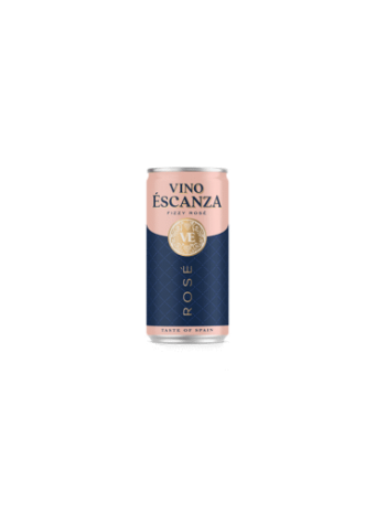 Gazuotas aromatizuotas sausas vyno gėrimas VINO ESCANZA ROSE, 200 ml