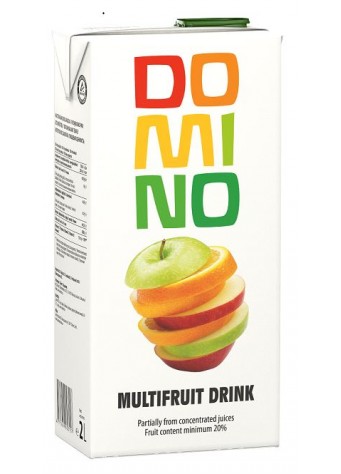 Įvairių sulčių gėrimas Domino 2L