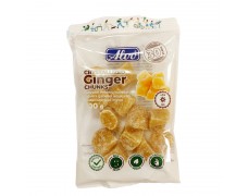 Džiovinti imbiero kubeliai, 100g cukruoti