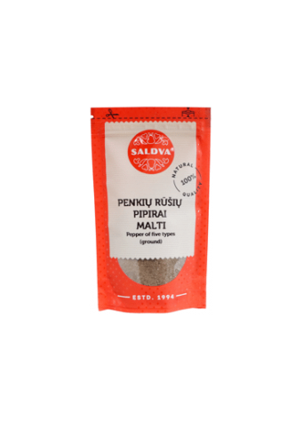 Penkių rūšių pipirų mišinys SALDVA, 25 g