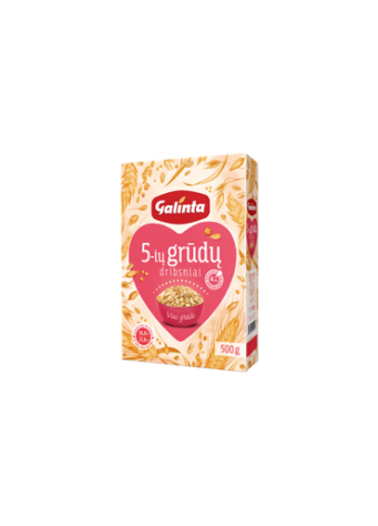 Penkių grūdų dribsniai GALINTA, 500 g