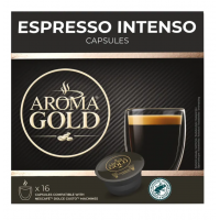 Kavos kapsulės AROMA GOLD ESPRESSO INTENSO, 128 g