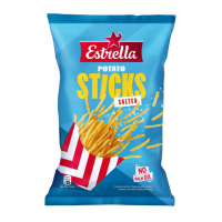 Bulvių traškučiai su druska ESTRELLA STICKS, 70 g