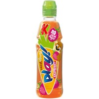 Gėrimas Kubuš Play morkų, citrinų, aviečių obuolių skonio , 400 ml