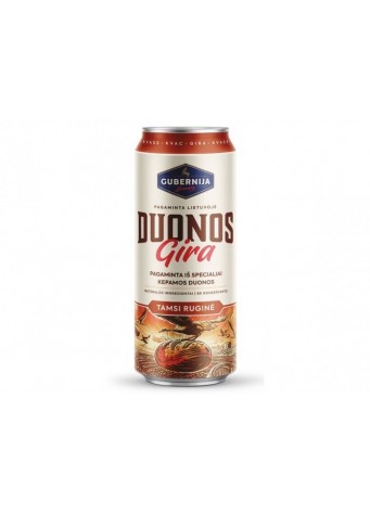 Gira Gubernija Duonos Tamsi ruginė skard. 0,5 l