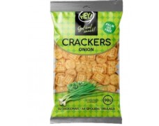Kvietiniai krekeriai HEY su svogūnais, 90g