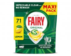 Automatinių indaplovių kapsulės FAIRY Lemon, 71vnt
