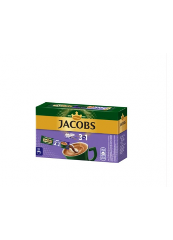 Tirpios kavos gėrimas JACOBS 3IN1 MILKA, 10x18 g