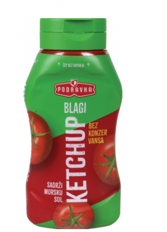 Podravka kečupas švelnus 500 g