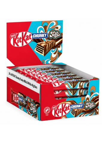 Vaflinis batonėlis KIT KAT CHUNKY FUNKY, 40g x 24vnt dėžė. 0,69€ - 1 vnt.