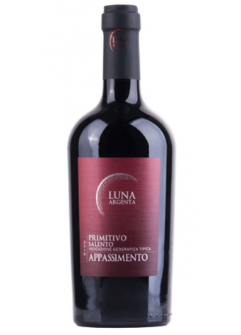 Luna Argenta Primitivo Appassimento, raudonas sausas vynas 14,5% 0,75 l