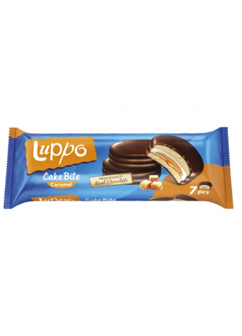 Luppo pyragas su puria grietinėle ir karamele, 182 g