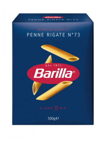 Makaronai BARILLA PENNE RIGATE, 500g