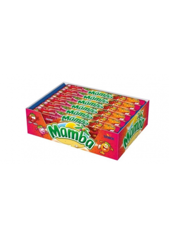 Kramtomieji saldainiai MAMBA, 106g x 24vnt pakuotė. 0,88€ - vnt