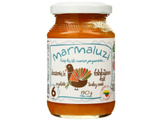 Daržovių ir kalakutienos košė MARMALUZI, 6 mėn, 190 g 
