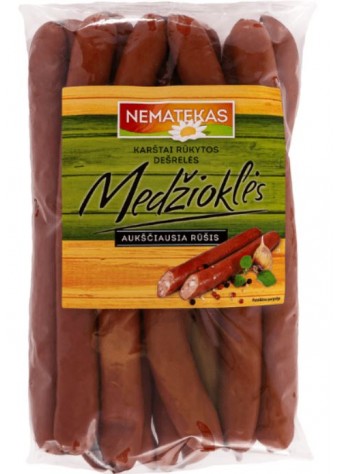 KARŠTAI RŪKYTOS MEDŽIOKLĖS DEŠRELĖS, 500 G