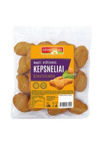 Kepti vištienos kepsneliai džiūvėsėliuose, 400 g