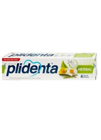 Dantų pasta PLIDENTA Herbal, 75 ml
