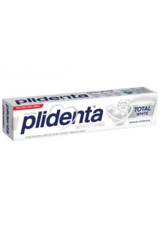 Dantų pasta su hialurono rūgštimi PLIDENTA Total White, 75 ml