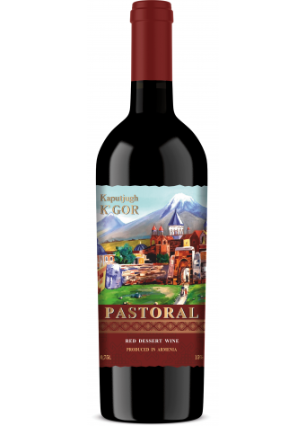Pastoral Kaputjugh Gor raudonas, saldus desertinis vynas15% 0,75L