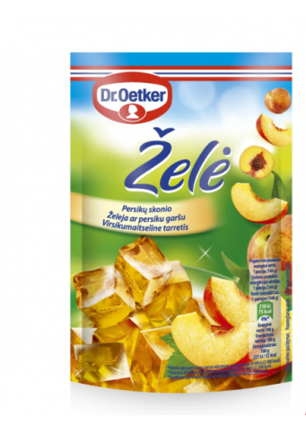 Persikų skonio želė DR OETKER, 72 g