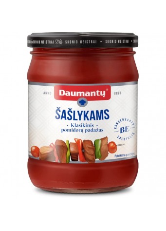 Pomidorų padažas Daumantų šašlykams klasikinis 500g