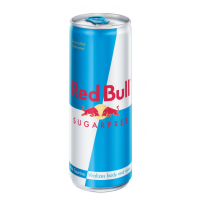 Gazuotas energinis gėrimas su saldikliais RED BULL BE CUKRAUS, 250 ml