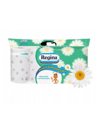 Regina Rumiankowy tualetinis popierius, 3 sluoksnių, 8 rulonai