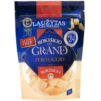 Kietasis sūris ROKIŠKIO GRAND, 37 % rieb., brandintas 24 mėn., 100 g