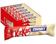 Vaflinis batonėlis KITKAT CHUNKY su baltuoju šokoladu, 40 g