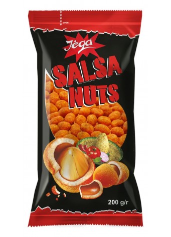 Žemės riešutai traškioje luobelėje JĖGA, aštraus padažo sk., 200 g