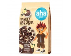 Sausi pusryčiai''Aha''šokoladiniai rutuliukai, 400g