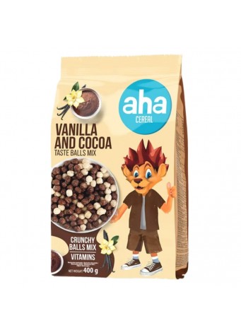 Sausi pusryčiai''Aha''šokoladiniai rutuliukai, 400g