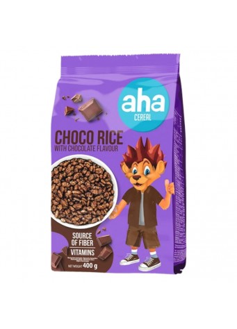 Sausi pusryčiai AHA šokoladiniai ryžiai, 400g