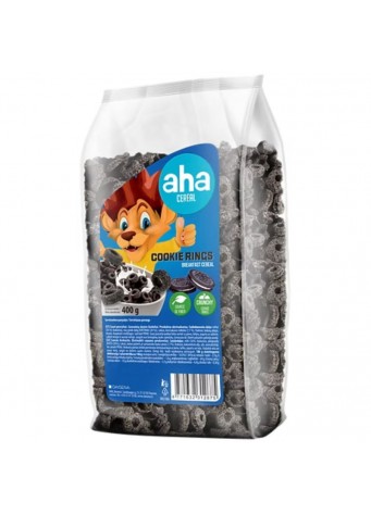 Sausi pusryčiai AHA žiedeliai sausainių skonio, 400 g