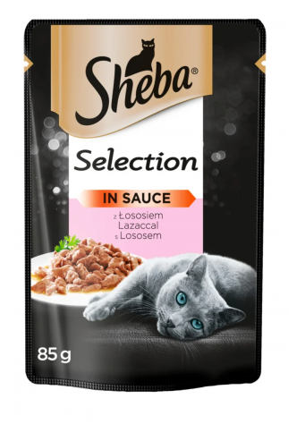 Kačių maistas Sheba su lašiša 85g