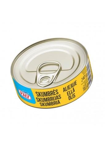 Skumbrės aliejuje "viči" 240g