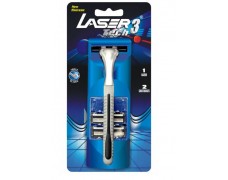 Skustuvas Laser Tech3 Razor + 2 skustuvo galvutės