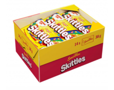 Kramtomieji saldainiai SKITTLES SMOTHIES, 38g x 14vnt dėžė. 0,49€ - vnt