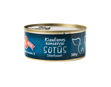 Sotūs sterilizuoti kiaulienos konservai „Mamos konservai“  300g