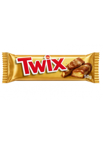 Šokoladinis batonėlis TWIX, 50 g