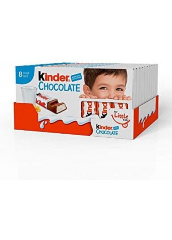 Pieninis šokoladas KINDER, 100 g x 20vnt dėžė. 1.49€ - vnt