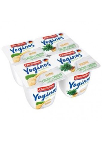 Jogurtas YOGINOS su bananais ir ananasais 100g