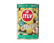 Žaliosios alyvuogės be kauliukų ITLV, 300 g / 110 g