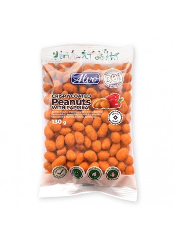 Žemės riešutai traškioje luobelėje su paprika,130g
